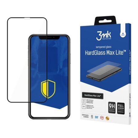 3MK Härdat Glas Skärmskydd Max Lite iPhone 11 - Svart