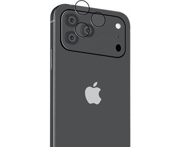 Andersson-Camera lens protector tempered glass for Apple iPhone 17 Pro-Kamerabeskytter i herdet glass til iPhone 17 Pro-Telecom accessories-