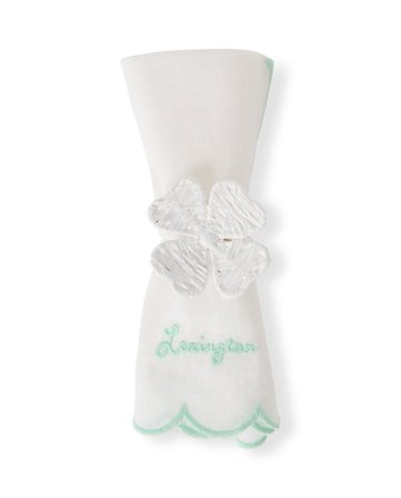 Lexington Stoffserviett Scallpo Hvit 40x40