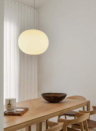 Glo-Ball S2 taklampe - hvit