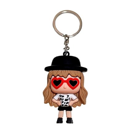 Singer Taylor Swift Nøkkelringer Silikon Swift Figur Nøkkelring Fo