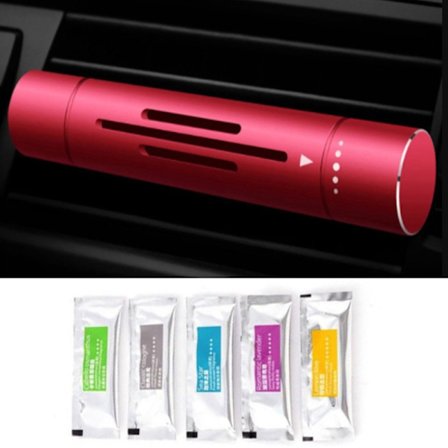 Bil Air Vent Parfym Bil Air Freshener Aroma Bilparfymer Med Svart onesize