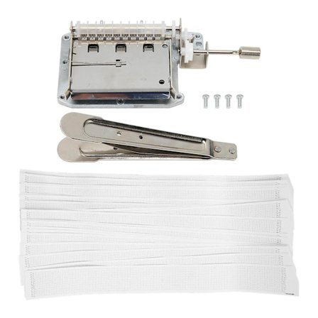 Musikkboksbevegelse 30 Noter Sinklegering 20 Blanke Strimler Bånd Musikkboks DIY Kit Med Hullslag For Sanger DIY Håndverk
