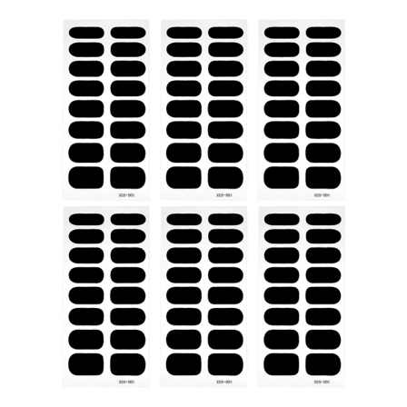 6 ark flickklistermärken Nageldekalremsor Manikyr Nagelklistermärken Dekorativa nagelklistermärken Nail art