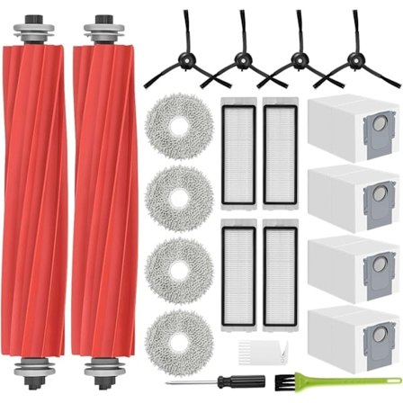 Tilbehørsett til robotstøvsuger, Roborock Q Revo reservedeler, robotstøvsuger reservedeler
