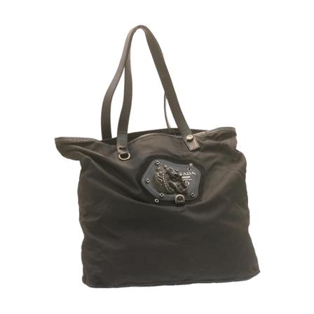 Prada Vintage Pre-owned Tote Tas , Zwart , Dames , Maat: ONE Size Vintage Tassen