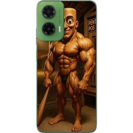 Kompatibel Mobilcover til Motorola Motorola Moto G35 Italiensk Brainrot träfigur