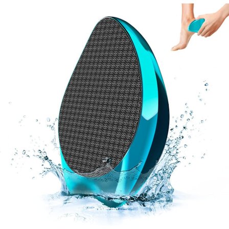 (Blå) 2 i 1 nanoglas fotfil, vässare för torra och våta fötter