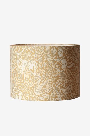 PR Home - Lampskärm Sara Printed 35cm - Gul - Lampskärmar - Från Homeroom