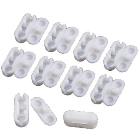 10 stk./parti Plast Rulle Gardin Træk Snor Forbindelse Gardin Kæde Forbindelse