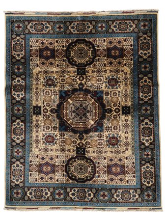 Hand Knotted Kunduz Rug 150X187 Black/Brown