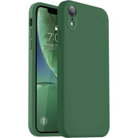 iPhone XR Kuminen Matt Green Shell Liquid - vihre