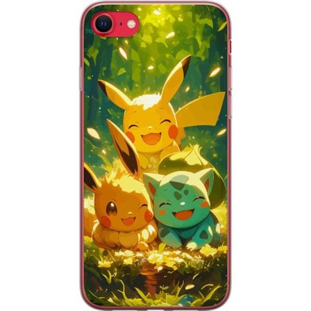 Kompatibel Mobilcover til Apple Apple iPhone 7 Pixelmonster spillestil - farverig design til retro-elskende gamere