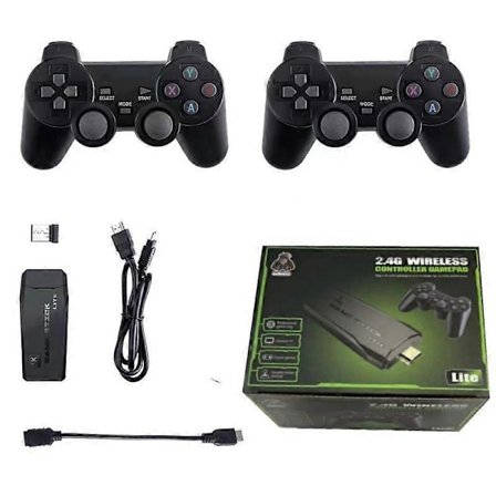 M8 Game Stick Lite Konsol 4k 20000+ Videospil Stick Håndholdt Trådløs PS1 TV Spillekonsol