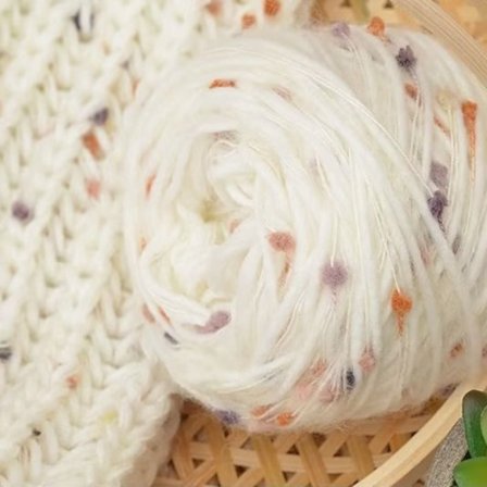 Fargerikt mohairgarn ull bomullsgarn 5 5