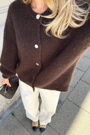 IdaIC Cardigan Dark Brown M/L