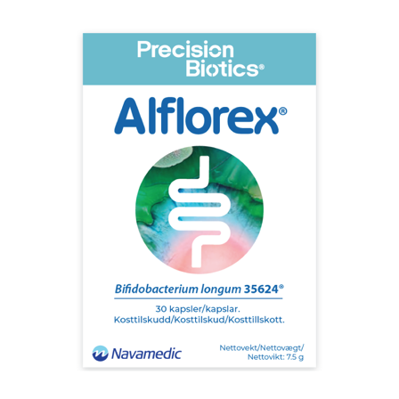 Alflorex Kapsler med bifidobakterier, 30 stk.