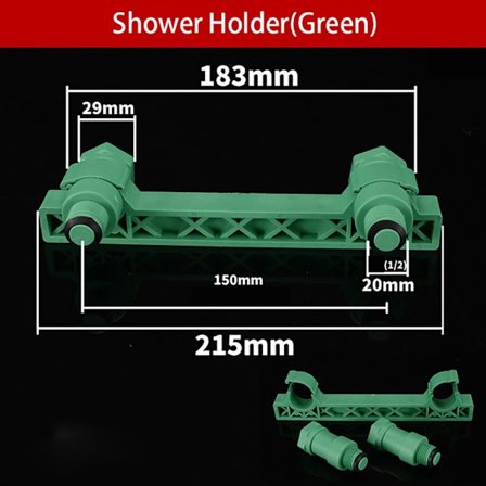 Duschkranhållare Blandningsventil Öppningssökare GRÖN 2 2