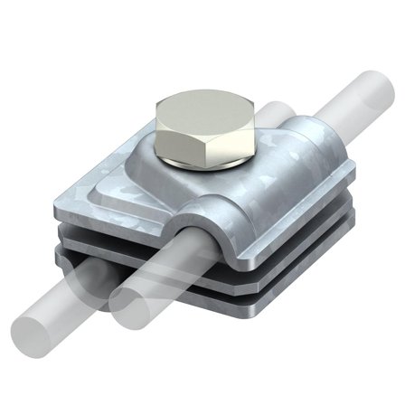 Obo Bettermann 5311410 Vario-klemme for tilkobling av rundleder, 8 mm, 50 mm², Jording & lynavledere