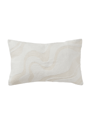Åhléns Home Jacquardvävt kuddfodral LOVA 40x60 cm Vit ONESIZE