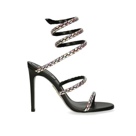 René Caovilla Sandalen , Zwart , Dames , Maat: 38 EU