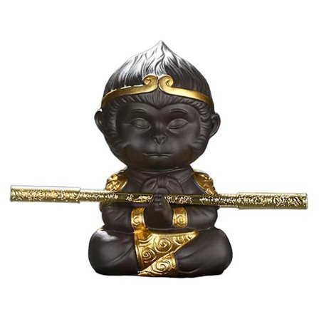 Mini Teelemmikki Apina Kuningas Patsas Figuriini 5cm 2-pakkaus