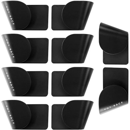 Gryde- og pandeorganizer til skab, 5 par, justerbar lågholder, skabslågeorganizer, grydehængere