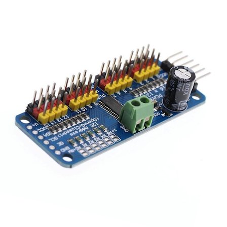 PCA9685 16-kanals PWM/servo-driver IIC-grensesnitt for Arduino Shield-modul Mengxi