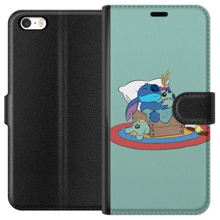 Apple iPhone 5s Lompakkokotelo Stitch nukkui hyvin