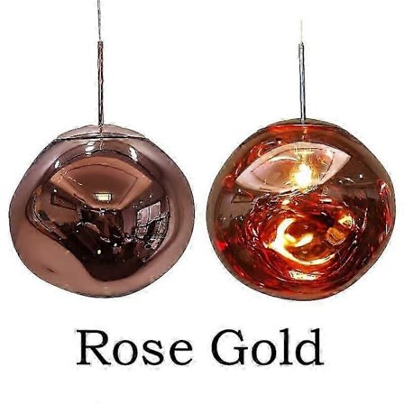 Lava Pendellamper for stue soverom loft LED Pendel Taklampe Lysekrone Hjem Dekor Hengende Lampe Lysekrone rose gold{f2}