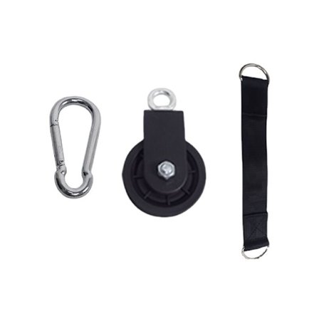 Kaapelipyörä, painopyörä ripustushihnalla ja karabiinilla S