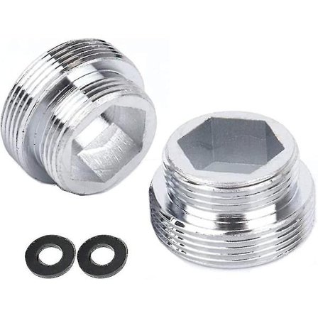 2 kpl kiinteää metallista hana-adapteria keittiöhanan ilmastimeen (m18 - M22)