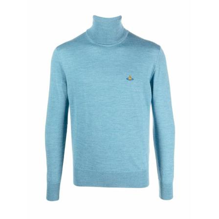 Vivienne Westwood, Turtlenecks Blauw, Heren, Maat:S