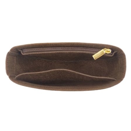 Filt Insert Flap Handväska Iiner KAFFE MED DRIFTSKLAPP KAFFE MED