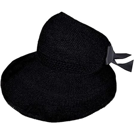 Kvinnors halmvisirhatt solhatt strandkeps visir huvudband hatt G