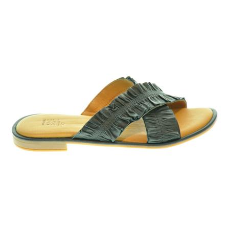 Bullboxer Slippers 201Bul12 , Zwart , Dames , Maat: 37 EU