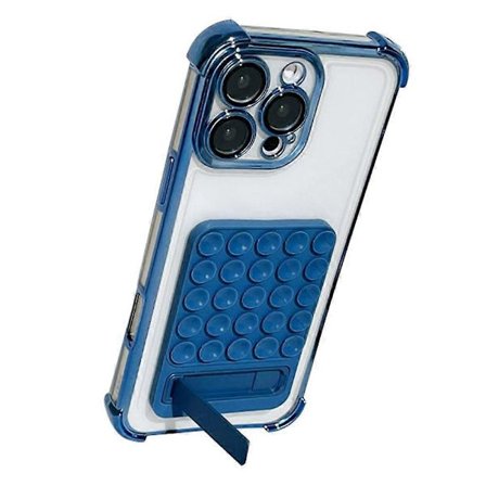 Silikon Sugekopp Telefonstativ Sterkt Feste Smartphoneholder - Mørkeblå