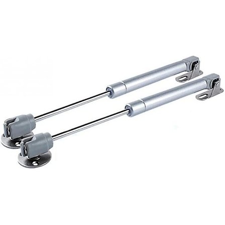 4 stk. 80 Hydraulisk Gassfjær for Skapdør, Myk Åpningshengsle, Skapløftstøtte, Sikkerhetsdemper