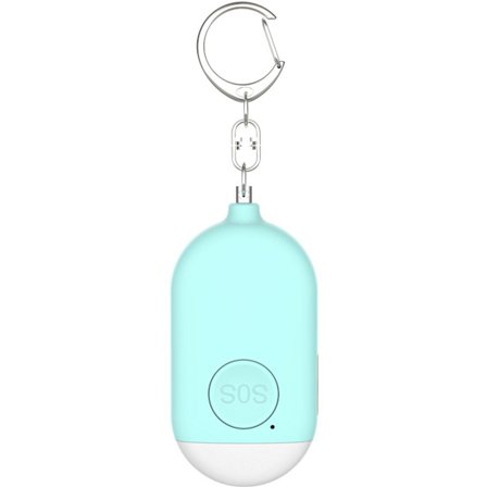 ING 2-i-1 Personlig Alarm 1 Stykke 130 dB med LED Lommelykt Personlig Sikkerhetsalarm Alarm Nøkkelring USB-lading Nødlys for Studenter Jogger