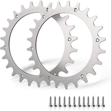 2-pack, Premium rostfria dubbar, Robotgräsklippare Hjul