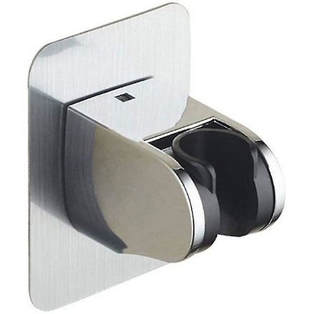 Shower Holder, Self Adhesive Detachable Wall Mounted Shower Head Holder With Adjustable Angle, Waterproof, Heavy Duty, Wall Mounted For Bathroom Hotel