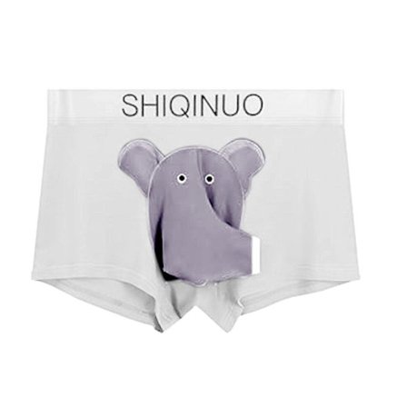 Herre Elefant Snabelmønstret Undertøy Julegave til Kjæreste/Ektemann