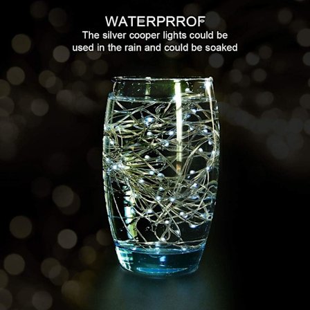 *Utendørs solcelledrevne fe-lys, 200LED 22M 8 moduser IP65 vanntett Fa*