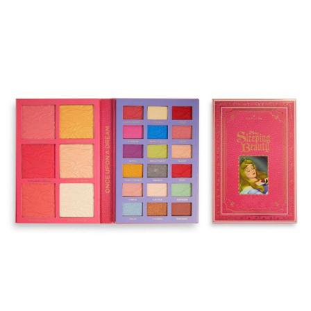 Makeup Revolution X Disney Fairytale Sleeping Beauty Book Palett Rosa