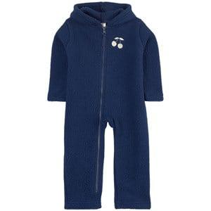 Kuling Navy Limited Edition Cherry Pile Fleece Coverall 80 cm - Fleeces and midlayers - 80 cm - Blue