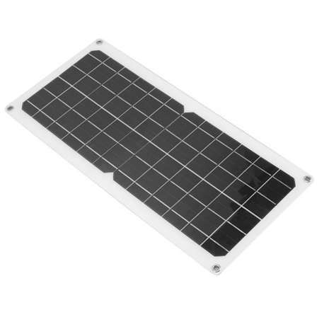 10W solcellepanel 43,5x20cm vanntett USB-utgang lett KLB