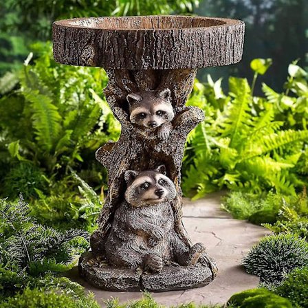 Rpporm Fuglebad Til Haven Fritstående Pæl Fuglebadsstøtte Fuglefoderautomater Udendørs Havegård Plæne Dekoration Indendørs Ornamenter Qxuan