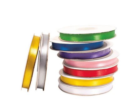 PLAYBOX Satinband 10mmx30m 9 färger 9/fp - Lyreco - Skola och förskola - Hobbymaterial - Band