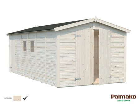 Palmako Dan Förråd 15 m²/inv. 14,2 m², obehandlad, Stugor & förråd