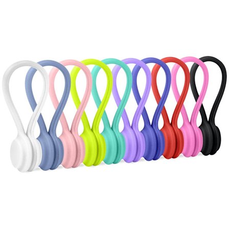 20 väriä - 20 kpl magneettisia neulojen pitimiä, silikonisia magneettisia kangaspidikkeitä, uudelleenkäytettäviä silikonisia magneettisia nippusiteitä